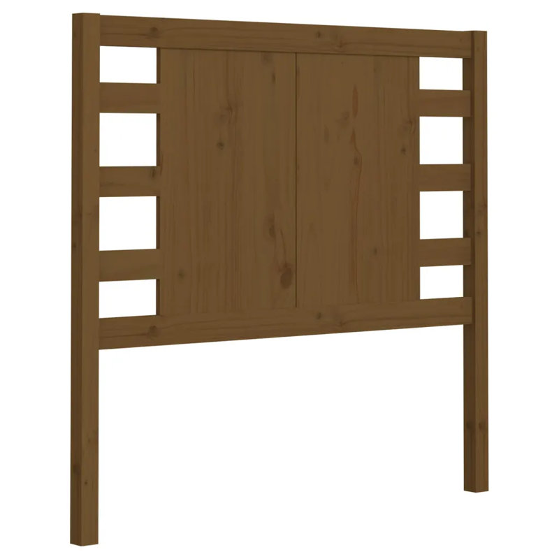 Messick Solid Wood Headboard, Honey Brown, 96 x 100cm