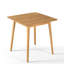 Table de salle à manger en bois massif 29,5 po Bednarz