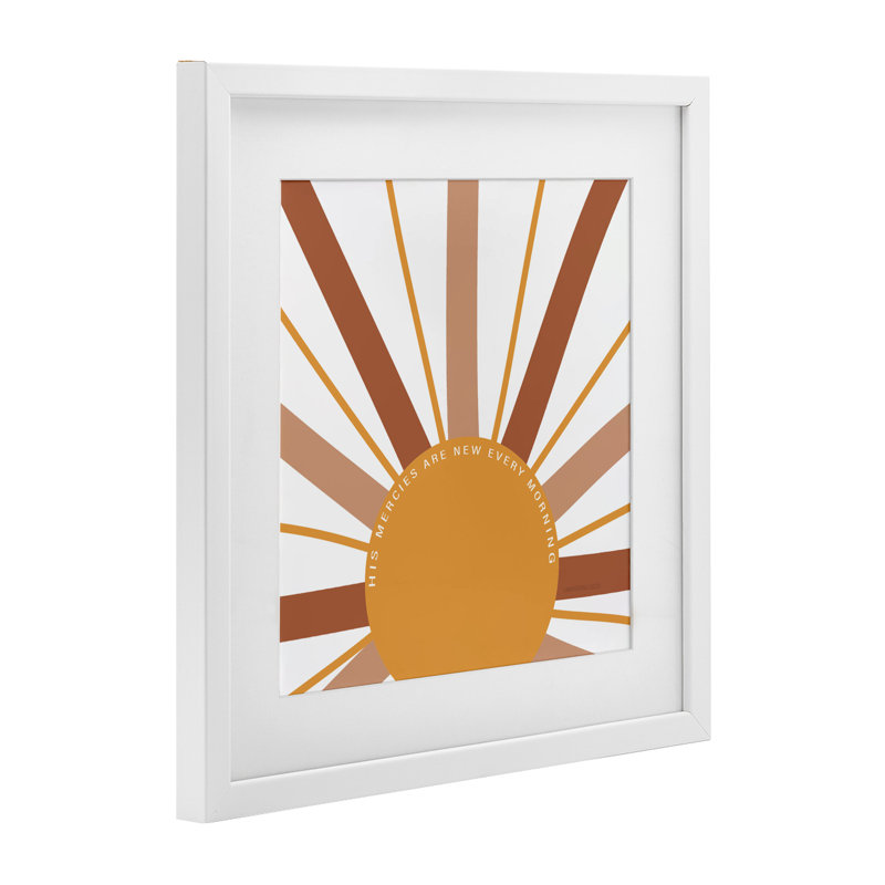 «His Mercies Every Morning», impression encadrée sous verre, conception de SD Graphics Studio, H 16 po x l 16 po