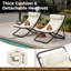 Luxury 2-Piece Rattan Folding Chaise Lounge Set With Weather-Resistant Cushions And Adjustable Ergonomic Backrest-1287328119