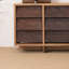 Buffet Wabi-sabi vieille porte en bois