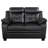 Lorelei Upholstered Padded Arm Tufted Loveseat Black-24440754