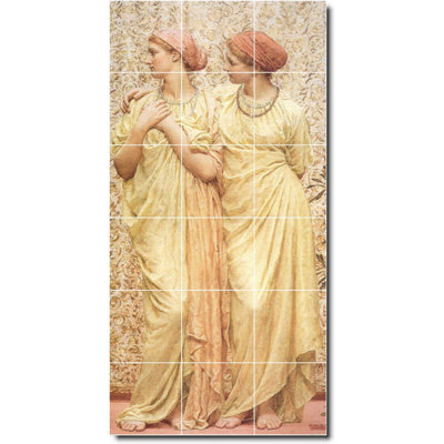 Carreau de céramique décorative 12,75 po x 25,5 po 4,25 po x 4,25 po