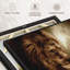 Animal "Art mural lion orageux"-101779990