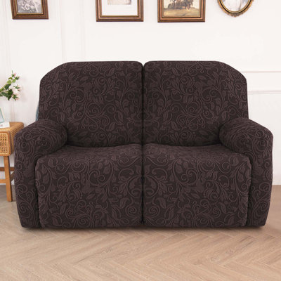 Housse tricotée pour fauteuil inclinable en jacquard