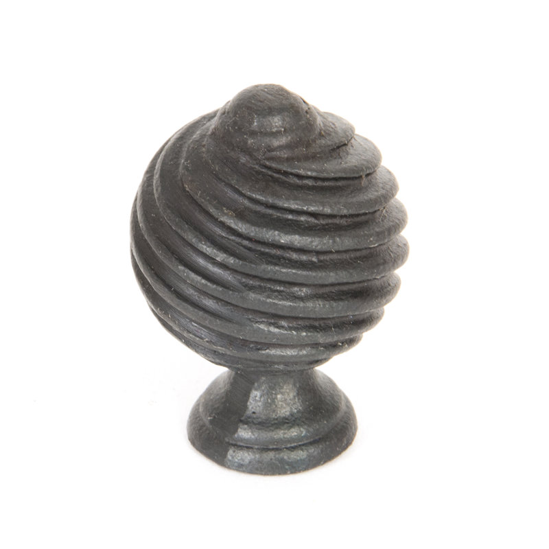 Twist 30mm Diameter Round Knob, Beeswax