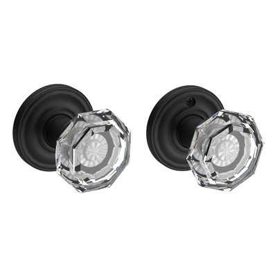 Crystal Door Knob with Baldwin Reserve Rosette