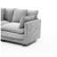 Canapé modulaire modulaire en L en chenille l 102 po x P 52,3 po x H 34,1 po Nordic