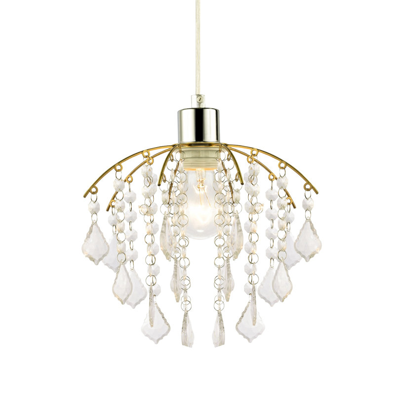 21cm H Metal Novelty Pendant Shade ( No Direct Attachment Method ) in Clear