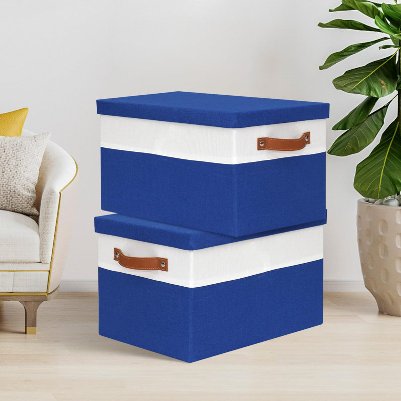 Fabric Storage Bins with Lids