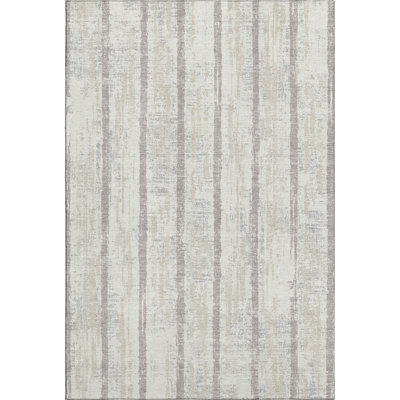 Premium Machine Washable Prisco Ivory Rug