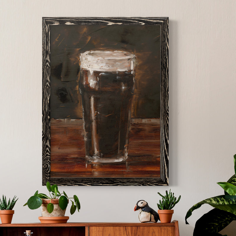 Une autre ronde III - Peinture sur toile encadrée, H 24 po x l 20 po x P 1 po, Noir