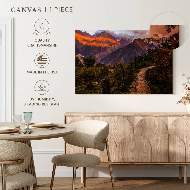 Alvord Himalayan Mountains View, 16" H x 24" W