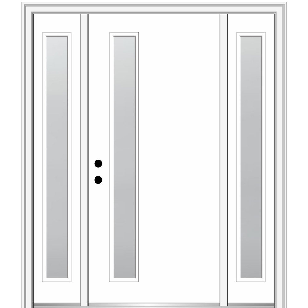 81.75'' Glass Fiberglass Front Entry Doors MMI DOOR Door