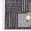 Flore Geometric Handmade Kilim Wool/Cotton Area Rug in Black/Ivory-1155923906
