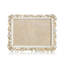 Matte Metal/Crystal Single Picture Frame in Gold/White-60485242