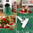 2x6ft Scalloped Christmas Rug Non Slip, Washable Low Pile Non Shedding Xmas Holiday Carpet Indoor Printed Area Rug-840373019