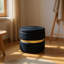 40cm Wide Velvet Cylinder Standard Ottoman with Storage-54538928