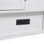 Armoire-lit escamotable en bois massif avec station de charge, grand tiroir de rangement, lit escamotable mural blanc (matelas non inclus)-1655587431