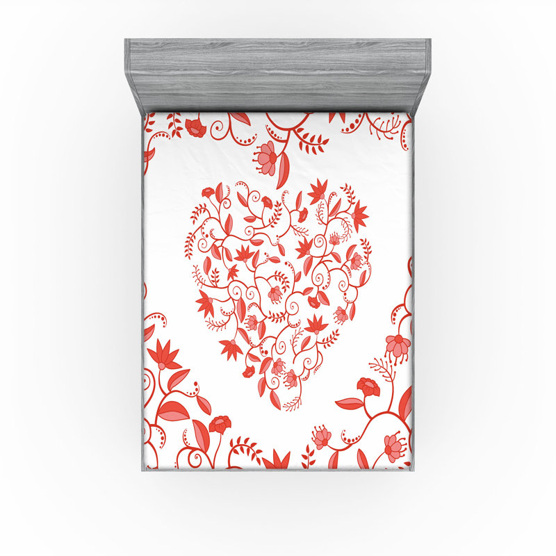 Ensemble de 2 draps-housse motif cachemire Ambesonne, Drap-housse très grand californien