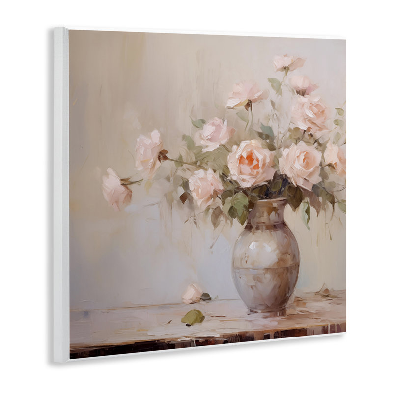 Plaque murale romantique bouquet de roses, design par Arlington Prints