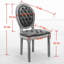 Chaise de salle à manger en velours-1856252981