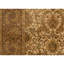 Tapis ivoire et brun noué à la main de haute qualité