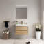 Bathroom 30" Vanity With Sink. Natural Oak . U-Shaped Storage Benefit. High Stone Resin Counter. Quiet Soft Close Drawer Activity. Simple Installation Form. 24V15-30No For Fascination. Value.