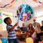 4 Pcs Ninja Piñata, Ninja Themed Party Round Pinata Bundle