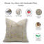Housse de coussin à motif de blocs de coton épais fabriqué à la main Fabividine pour chambre et salon - Blackforest-1205268143