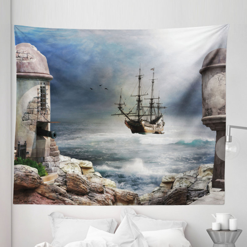 Microfiber Wall Hanging, 264.16cm H x 223.52cm W