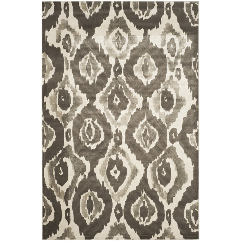 Tapis ikat de performance Jonesborough, Rectangle 5 pi 2 po x 7 pi 6 po