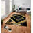 Luxurious Non-Slip Area Rug, 4.0 x 5.9 Feet, 100% Polyester, 740g/m² | Velvet Fabric with Digital Print | Easy-Clean Laminated Sponge Underside, Machine Washable | Perfect for Living Room, Bedroom & Home Decor-1462041019