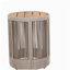 Ensemble de table industrielle rustique, table basse et table d'appoint avec motif en corde tissée, ensemble de table moderne et fonctionnel pour le salon et la maison - corde décorative beige-1908233912