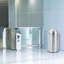 Stainless Steel Swing Top Kitchen Trash Can-1833897503