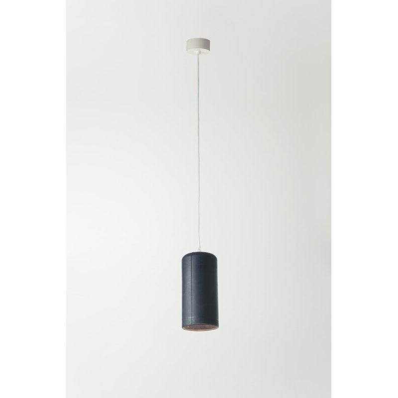 Be.pop 1 - Light Cylinder Pendant, Light Grey, Black
