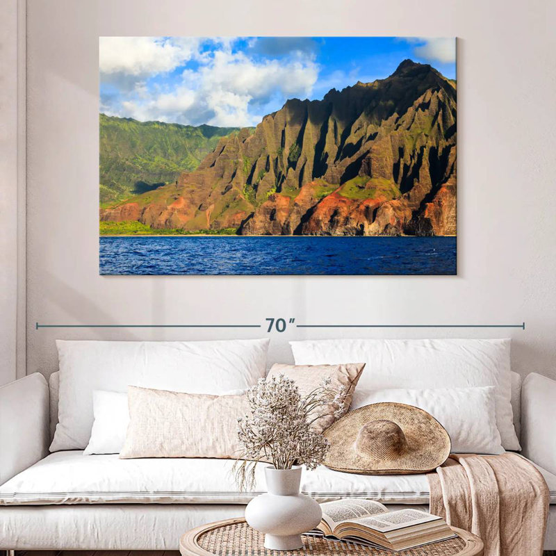 Gillard Na Pali Coast Mountains, H 34 po x l 51 po