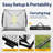 VIVOHOME Polyester Foldable Goal with Carrying Case-101487330