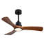 Ventilateur de plafond en bois avec 3 pales en bois massif, télécommande, moteur à courant continu réversible pour le salon-1251628902