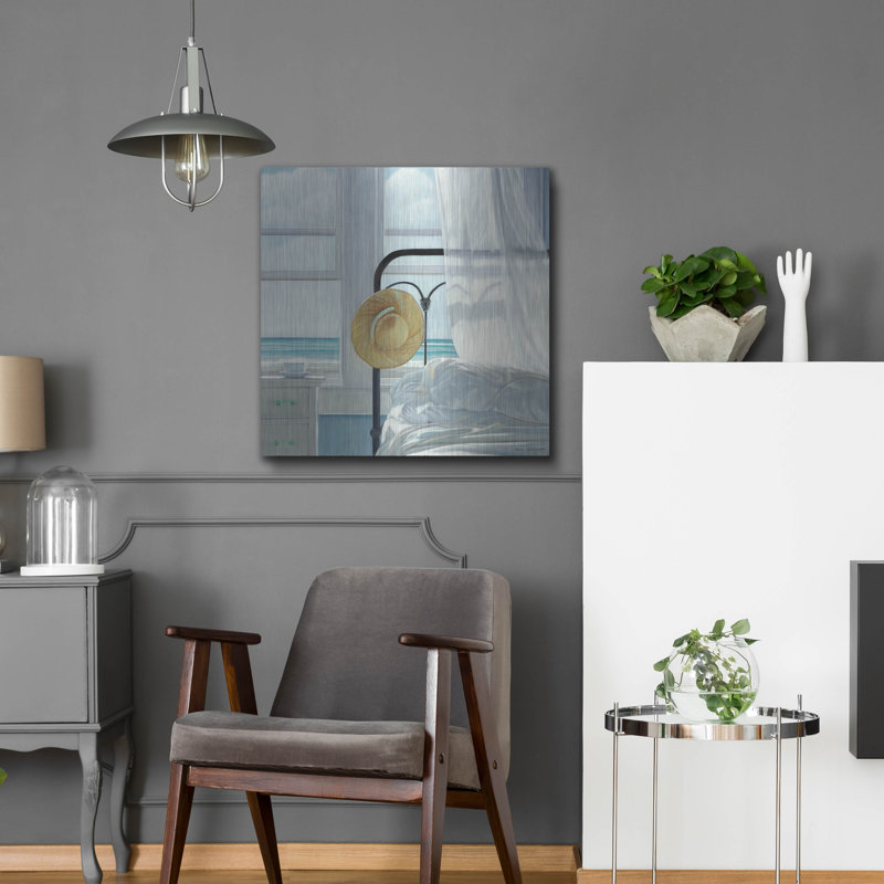 Luxe Metal Art 'Sand In The Sheets' By Karen Holli " Sand In The Sheets " by Karen Hollingsworth