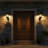 Valerius 1-Light Outdoor Armed Sconce