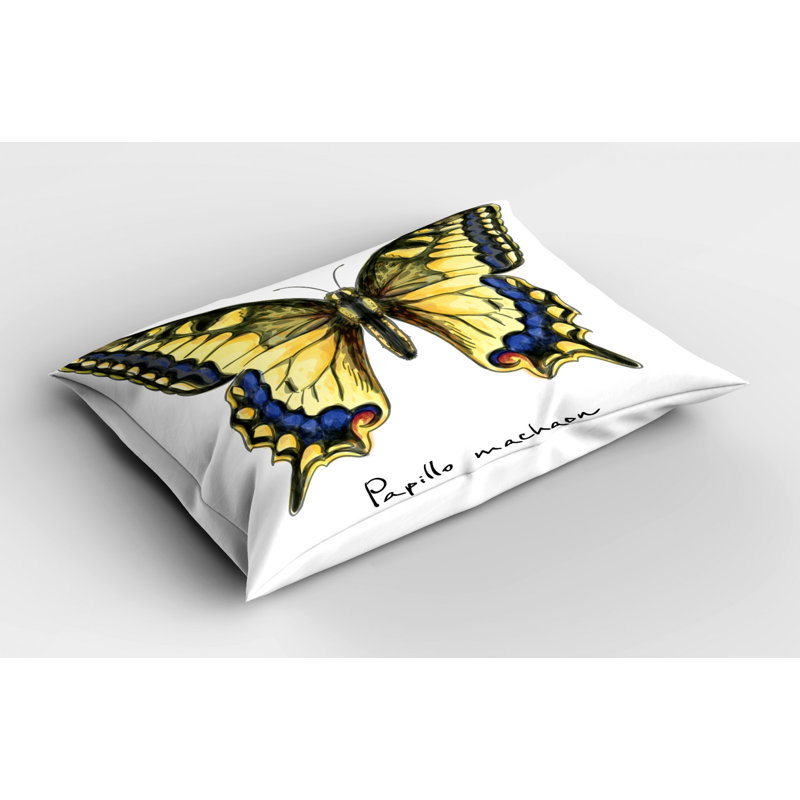 Swallowtail Polyester Sham Set, Twin