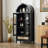 73" Tall Arched Storage Display Cabinet-163016238