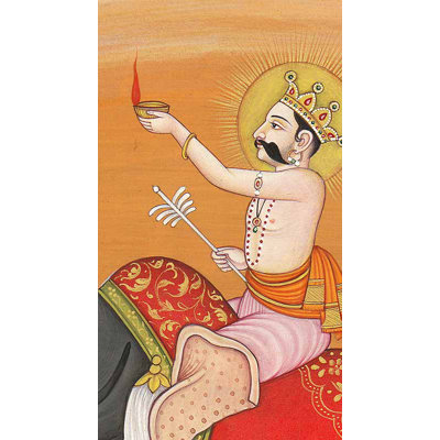 Raga Dipaka (Deepaka) | Watercolor On Paper