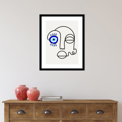No Evil Permise - Reproduction d'art graphique sur papier encadré