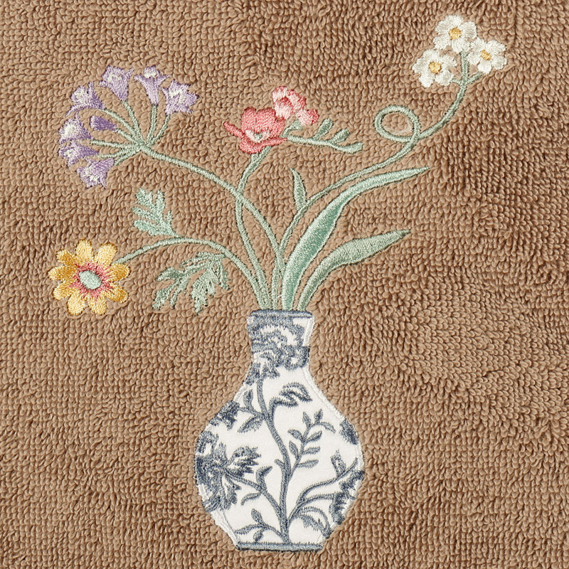 4 Piece Turkish Cotton Towel Set, Cocoa