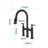 Bridge Kitchen Faucet With Pull-Down Sprayhead In Spot