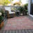 Machine Washable Indoor/Outdoor Chantille ACN1107 Pink Rug-109485251