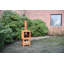 Square Terrace Heater with Wood Store-1381148524