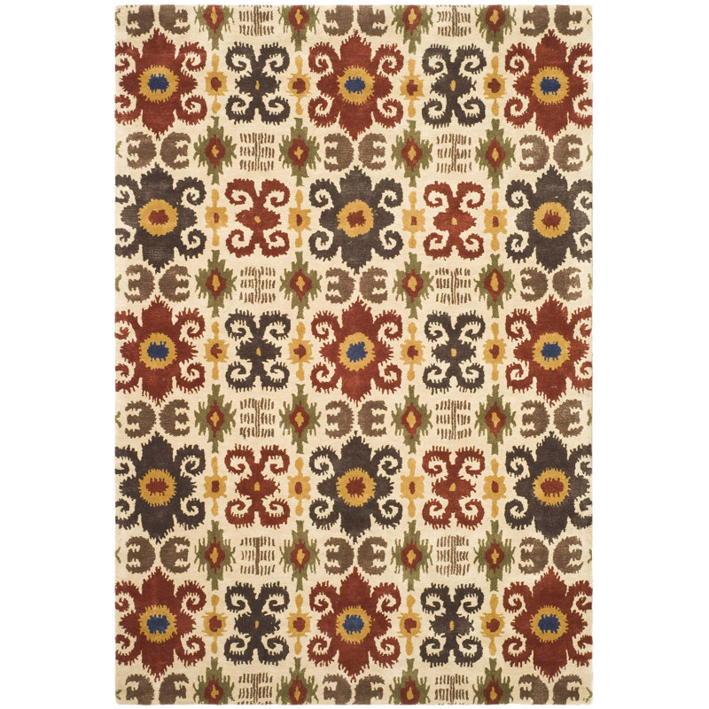 Tapis en laine touffeté à la main Soho, Rectangle 3 pi 6 po x 5 pi 6 po